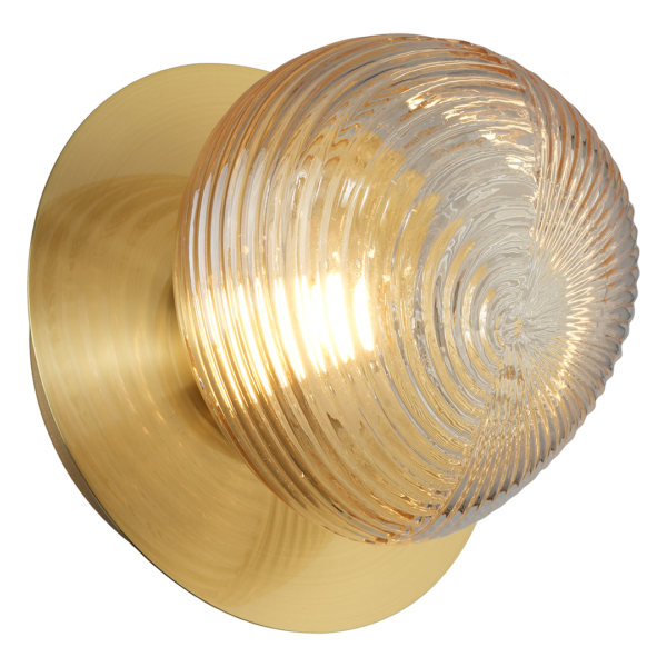 ml1430b Sieninis / lubinis šviestuvas Bolla auksinis 3W LED