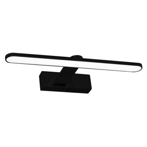 Sieninis šviestuvas Splash 40 cm 8W LED juodas
