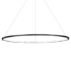 Pakabinamas šviestuvas Saturno juodas 65W LED