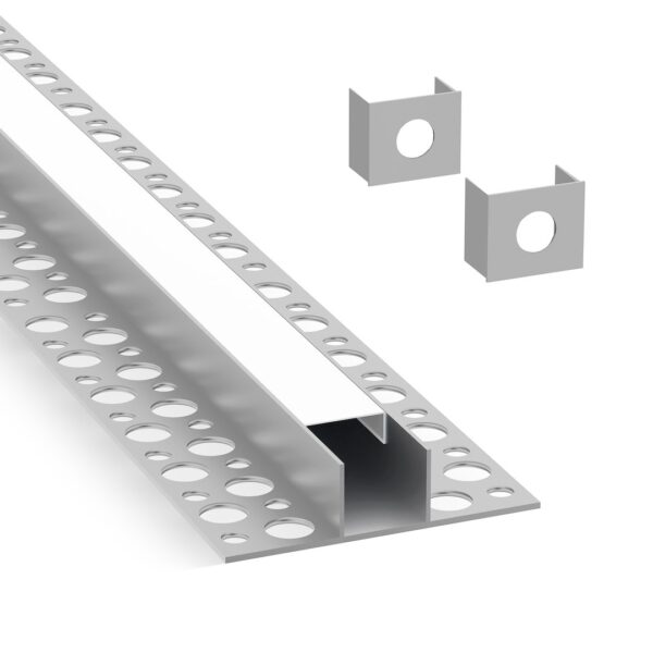 ekg2432d Profilis LED wpuszczany GK2 rinkinys z gaubtasem mlecznym 2m
