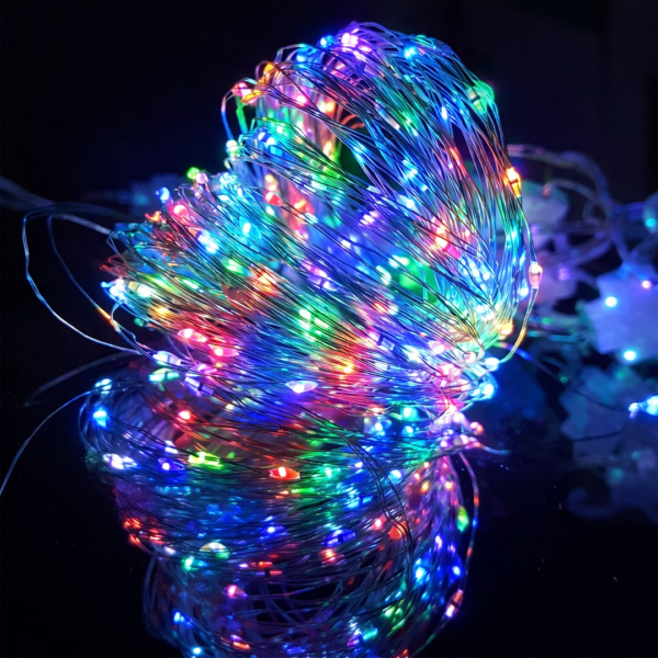 Kurtyna Okienna Girlanda Mery 300 LED USB Kolorowa