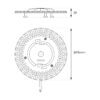 Modulis Led FIX 24W 5CCT Fi175