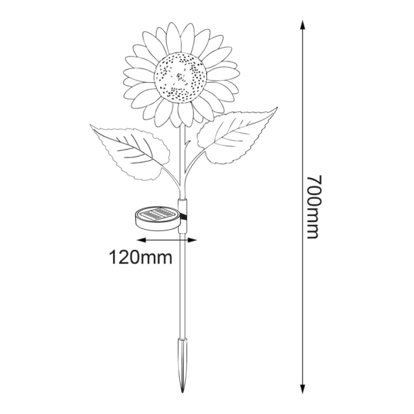 Saulės lempa Sunflower 3000K IP44