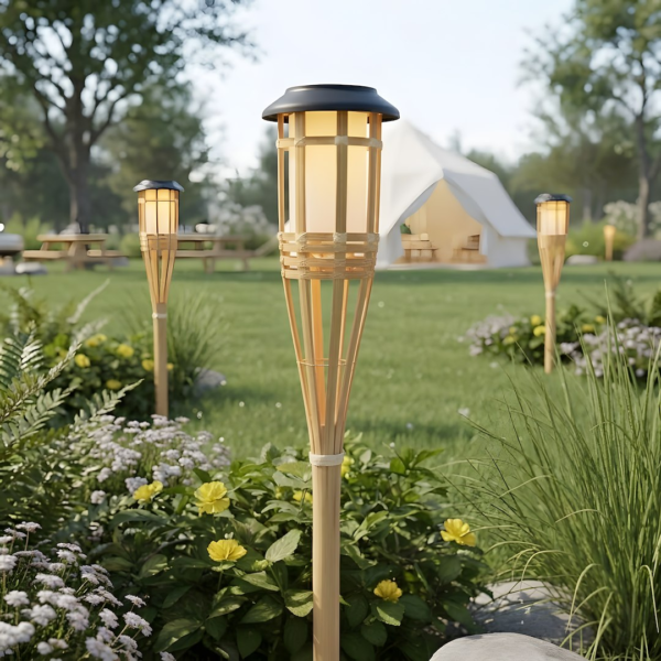 eko2503c Saulės lempa Bamboo 1800K IP44