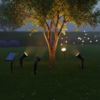 Saulės lempa Bush 250lm 3000K IP44