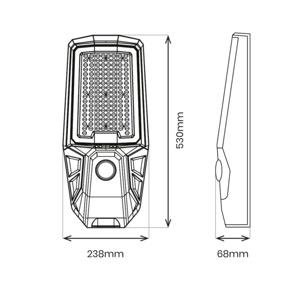 eko2512i Šviestuvas Saulės Kobra II 400W 2400lm 4000K IP65