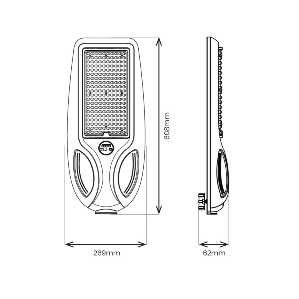 Šviestuvas Saulės Venice 200W 1500lm 4000K IP65
