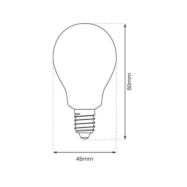 ekza0565b Żarówka LED 5W E14 G45 4000K