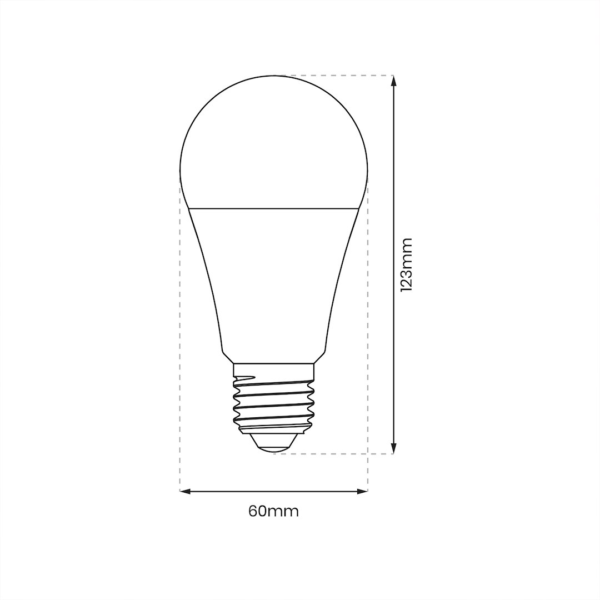 ekza2305d Żarówka LED 15W E27 A60 6000K