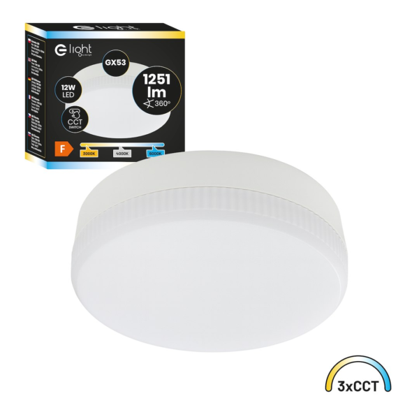 ekza2464a Żarówka Led Gx53 12W 1251lm 3CCT