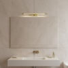 ml2042e Sieninis šviestuvas Klimt Auksinis 12W 60cm