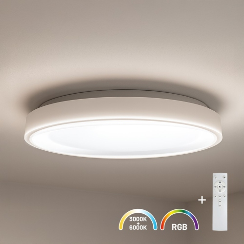 Plafonas MELO RGBW 36W Ø390