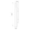 ml2516j Sieninis šviestuvas Wow II 11W 3CCT IP54 60cm