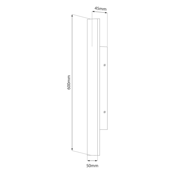 ml2516j Sieninis šviestuvas Wow II 11W 3CCT IP54 60cm