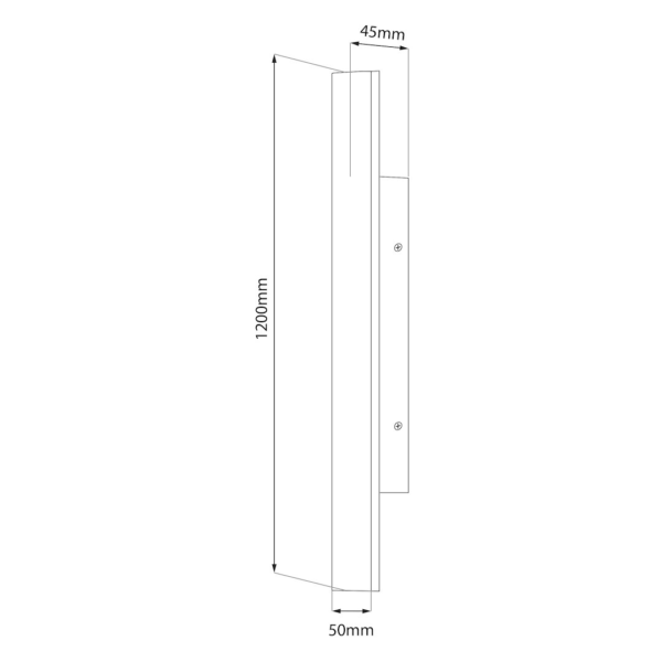 ml2517j Sieninis šviestuvas Wow II 20W 3CCT IP54 120cm