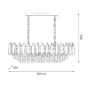 Sietynas CRISTAL 10xE14