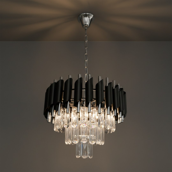 Sietynas CRISTAL Chromase 5xE14