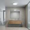 Plafonas Hugo 12-18-24W 3CCT IP54 Baltas