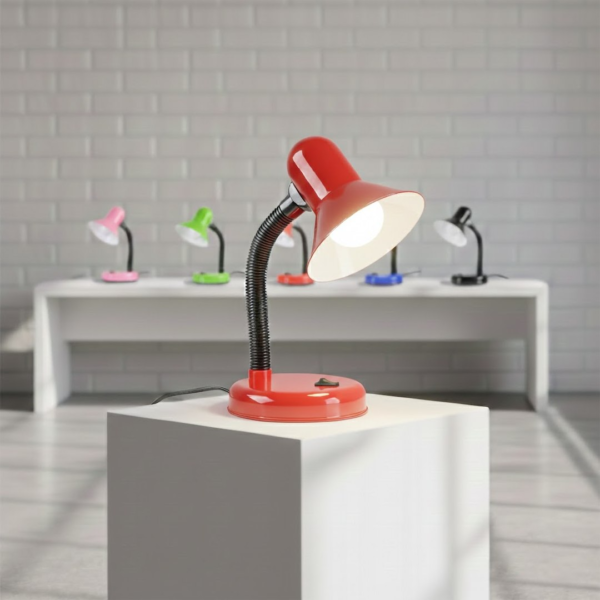 ml2571b Table lamp Mentor Red 1xE27