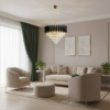 Sietynas Cristal 7xE14