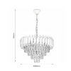 Sietynas Cristal 7xE14