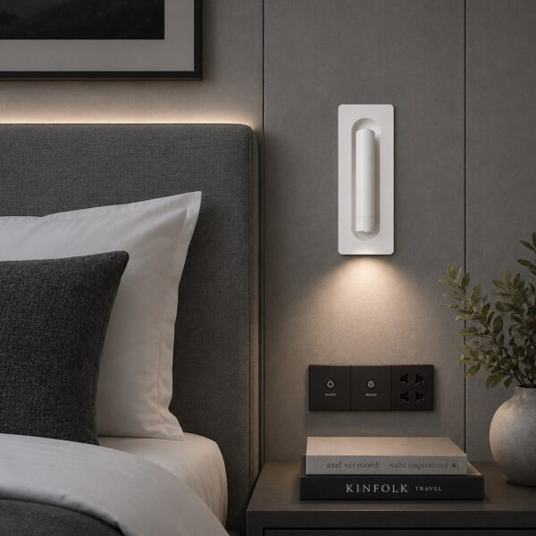 Sieninis šviestuvas podtynkowy Inn 3W LED 3000K Baltas