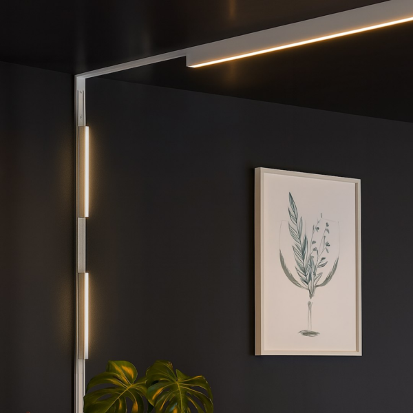 Slim Magnetic Track Baltas 23cm 10W LED Tuya CCT 48V