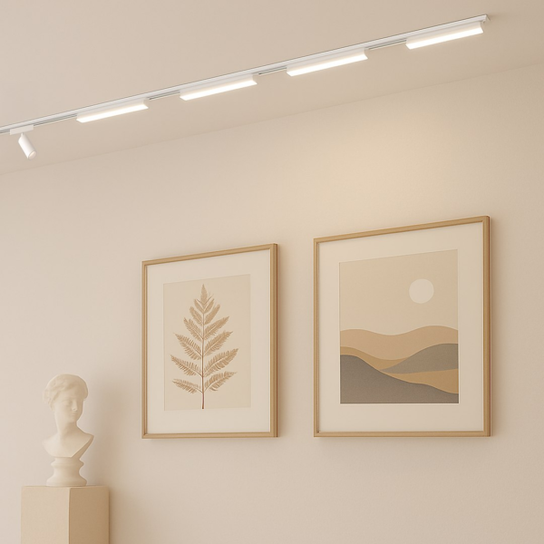 Slim Magnetic Track Baltas 23cm 10W LED Tuya CCT 48V
