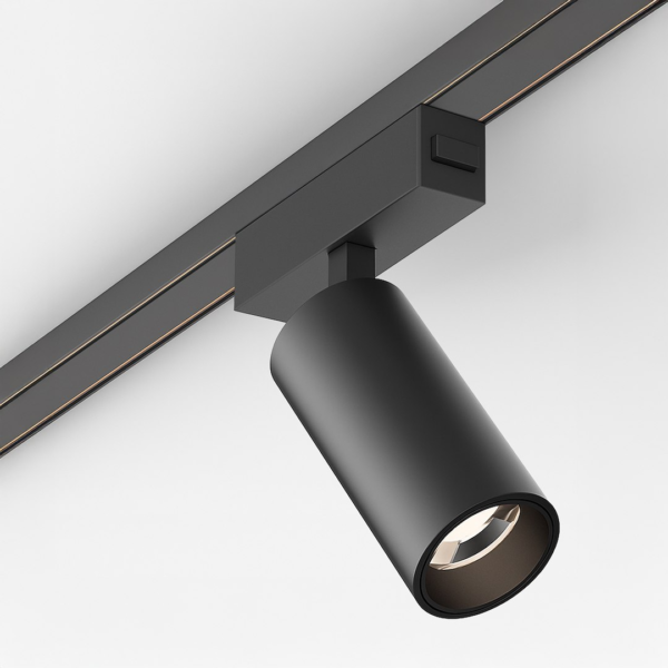 ml2595d Slim Magnetic Track Juodas spot 9W LED Tuya CCT 48V