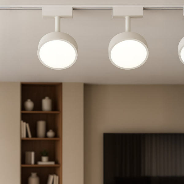 ml2598c Slim Magnetic Track Baltas 9W LED Tuya CCT 48V