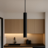 ml2599b Slim Magnetic Track Juodas pendant 6W LED Tuya CCT 48V