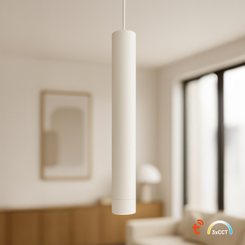 Slim Magnetic Track Baltas pendant 6W LED Tuya CCT 48V