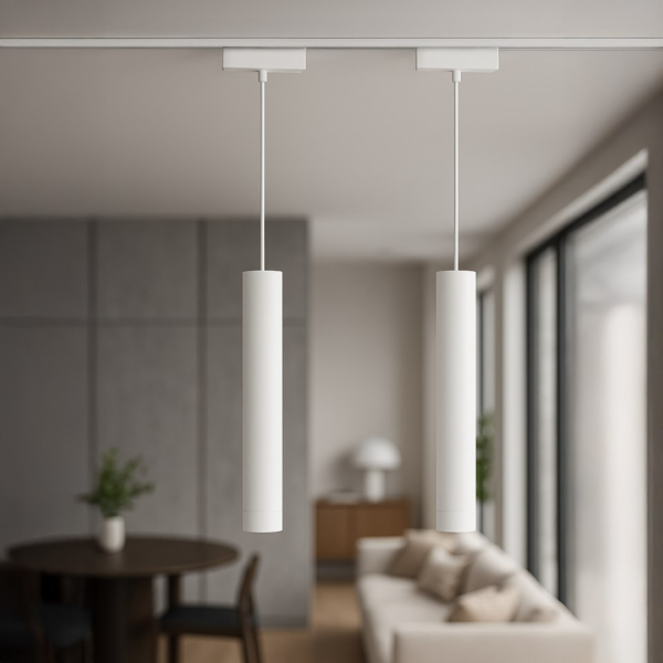 Slim Magnetic Track Baltas pendant 6W LED Tuya CCT 48V