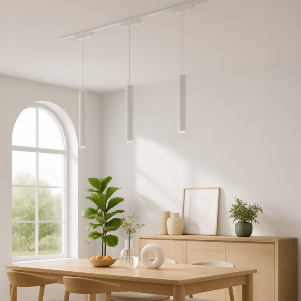 Slim Magnetic Track Baltas pendant 6W LED Tuya CCT 48V
