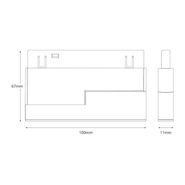 ml2609g Magnetic Track 5mm 5W CCT 48V