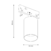 ml2613f Magnetic Track 5mm 5W CCT 48V