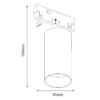 ml2614f Magnetic Track 5mm 10W CCT 48V