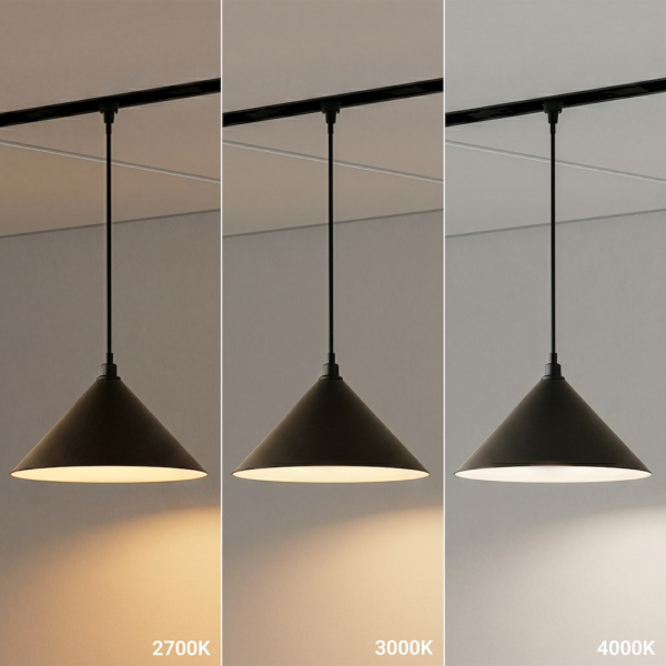 Magnetic Track Pendant Cone 5mm 7W CCT 48V