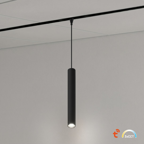 Magnetic Track Pendant Tube 5mm 7W CCT 48V