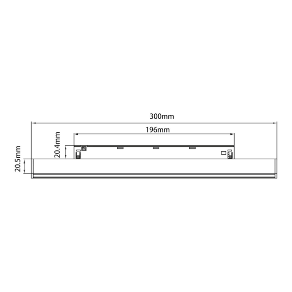 ml2640e Magnetic Track 10mm 10W CCT 48V