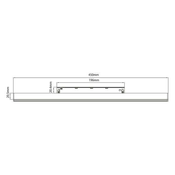 Magnetic Track 10mm 15W CCT 48V