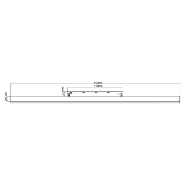 Magnetic Track 10mm 20W CCT 48V
