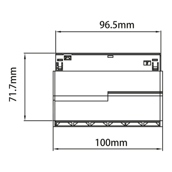 Magnetic Track 10mm 6W CCT 48V