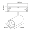 Magnetic Track 10mm 12W CCT 48V