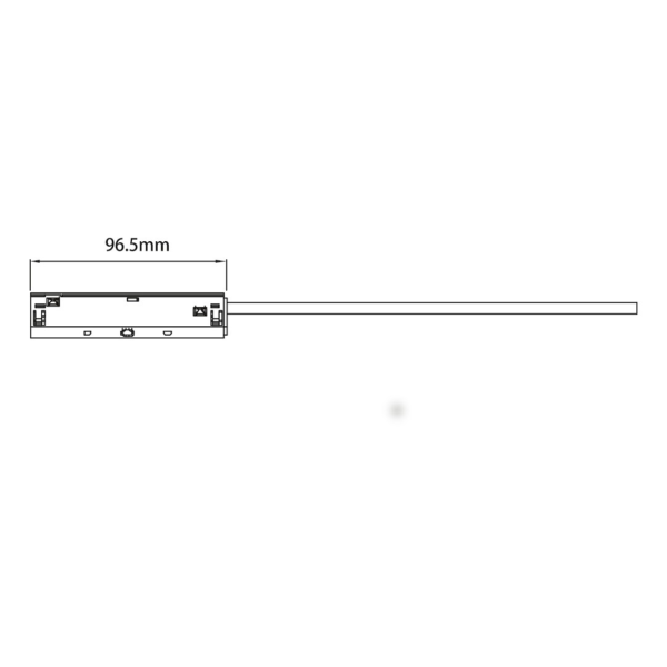 Łącznik do maitinimo šaltinisa zewnętrznego Magnetic Track 10mm