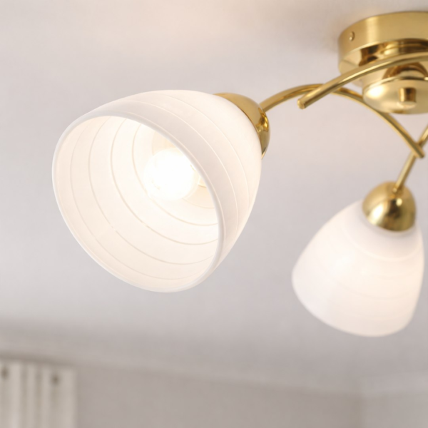 ml2760e Ceiling lamp CLARA GOLD 3xE27