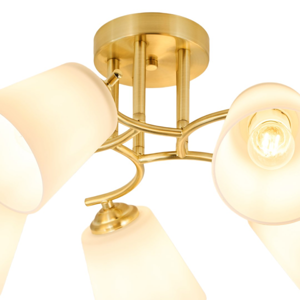 Lubinis šviestuvas PAFOS GOLD 5xE27