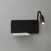 Šviestuvas nocna z półką Shelf Led 4W+5W+2W prawa Juodas