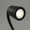 Šviestuvas nocna z półką Shelf Led 4W+5W+2W prawa Juodas