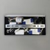 Šviestuvas nocna z półką Shelf Led 4W+5W+2W prawa Juodas